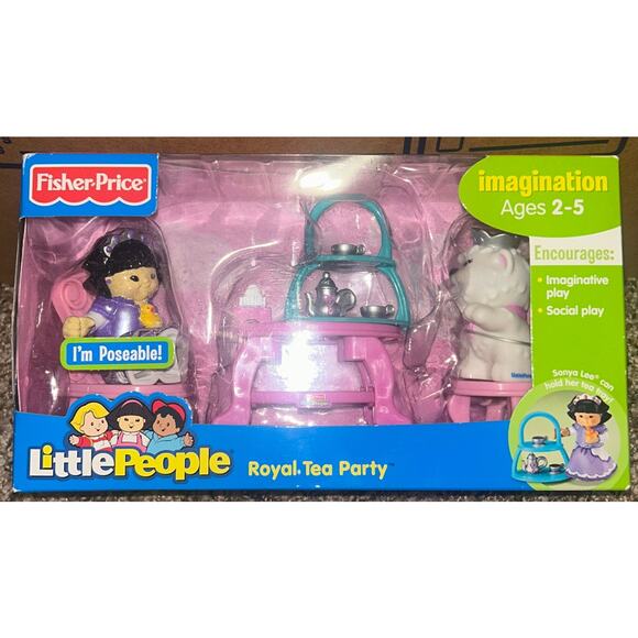 Fisher-Price Little People Sonya Lee & Her Royal Tea Party Set (NEW) - Picture 1 of 2